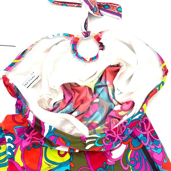 Trina Turk multicolor women’s swim tank top tankini and bikini set - Picture 4 of 12